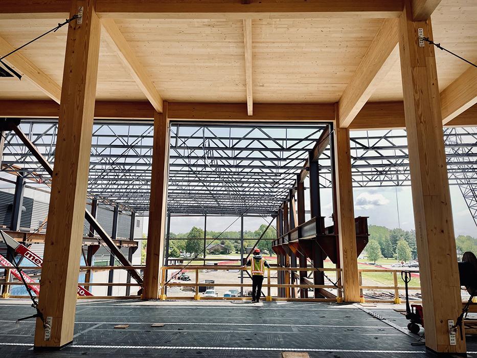 The GEM Factory of the Future mass-timber structure is redefining what factories can be made of.