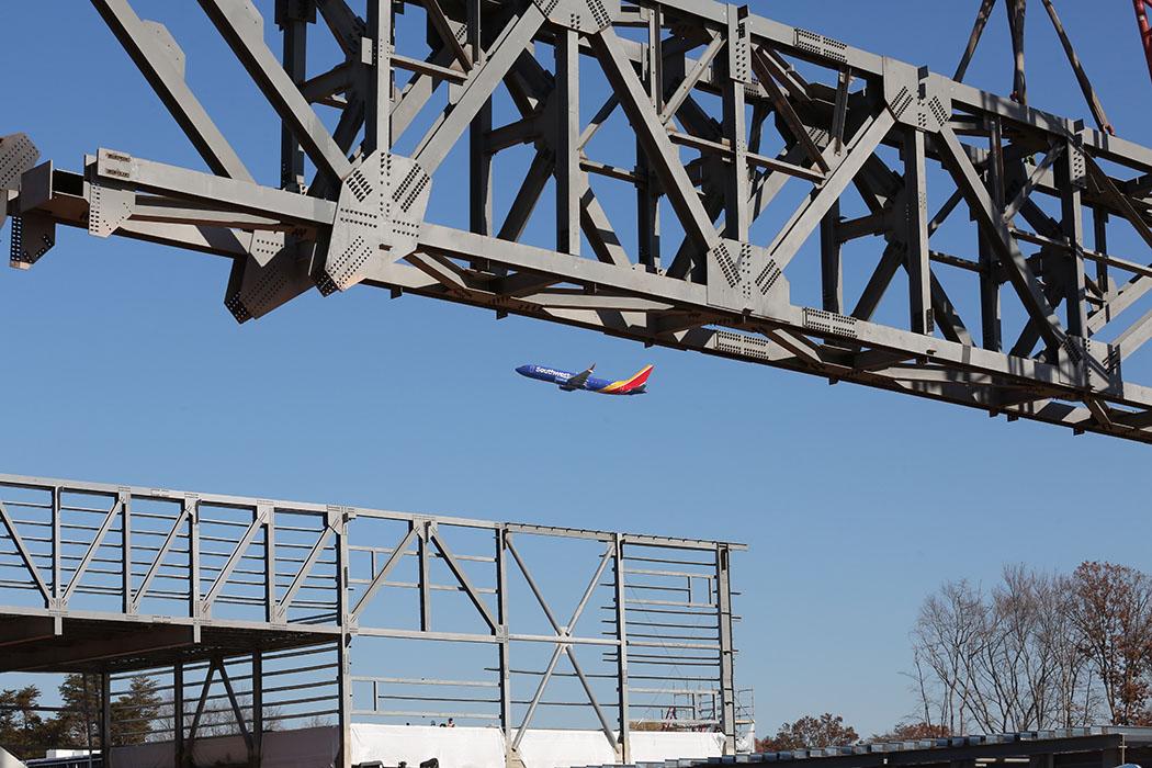 Southwest Airlines Maintenace BWI Hangar in Baltimore, Maryland.