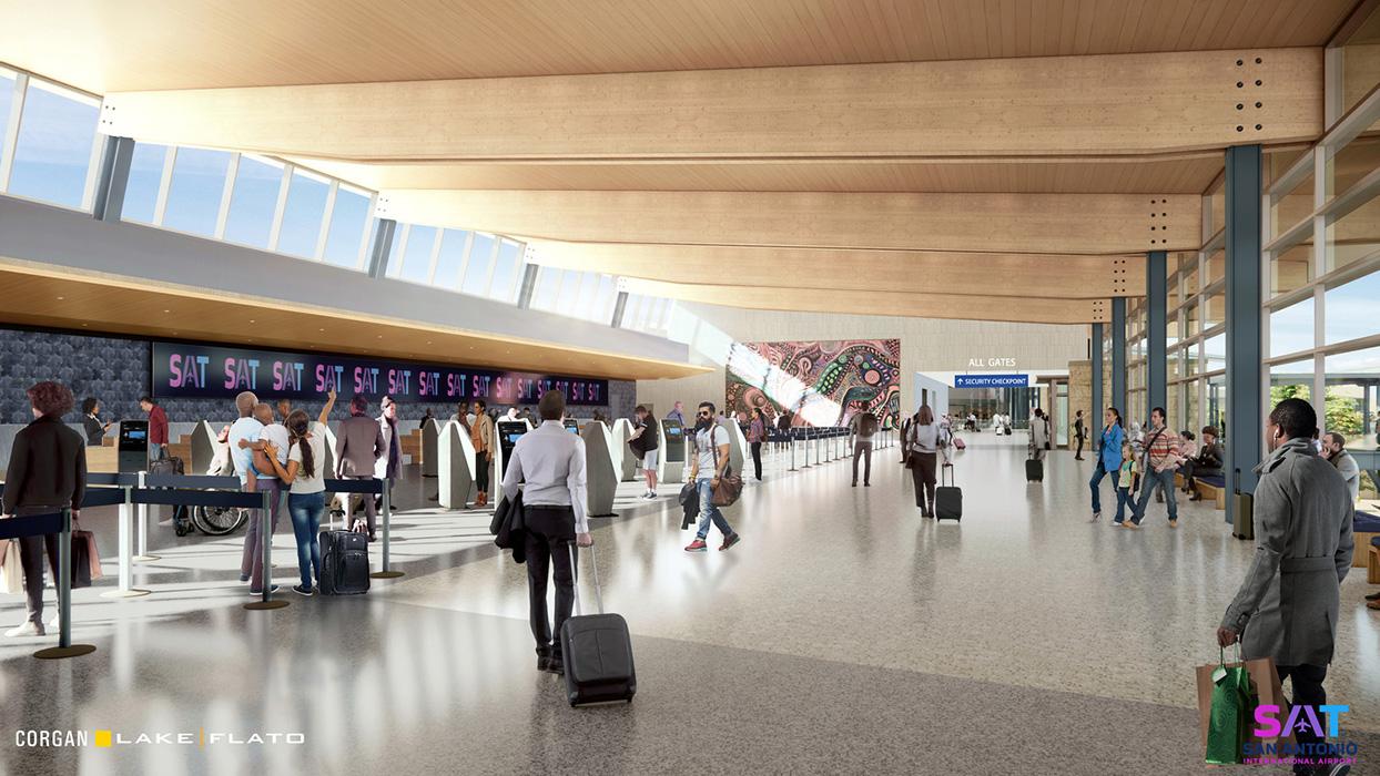 San Antonio International Airport (SAT) Terminal Redevelopment in San Antonio, Texas. 