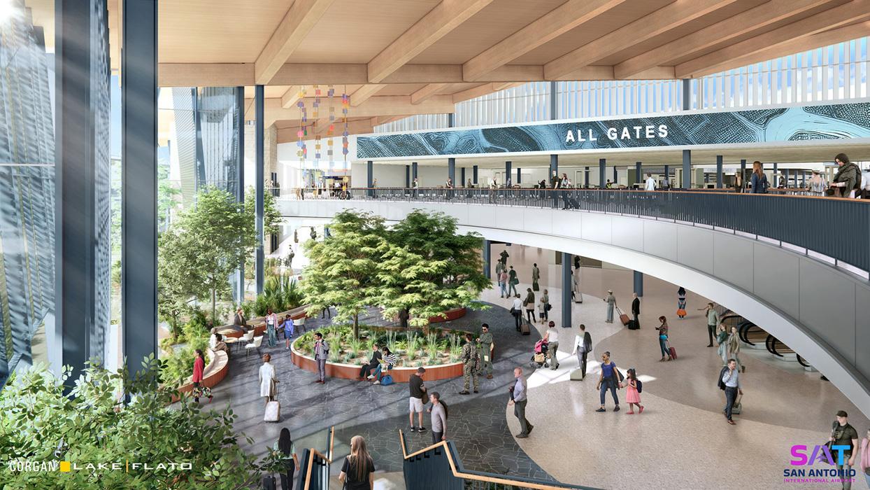 San Antonio International Airport (SAT) Terminal Redevelopment in San Antonio, Texas. 