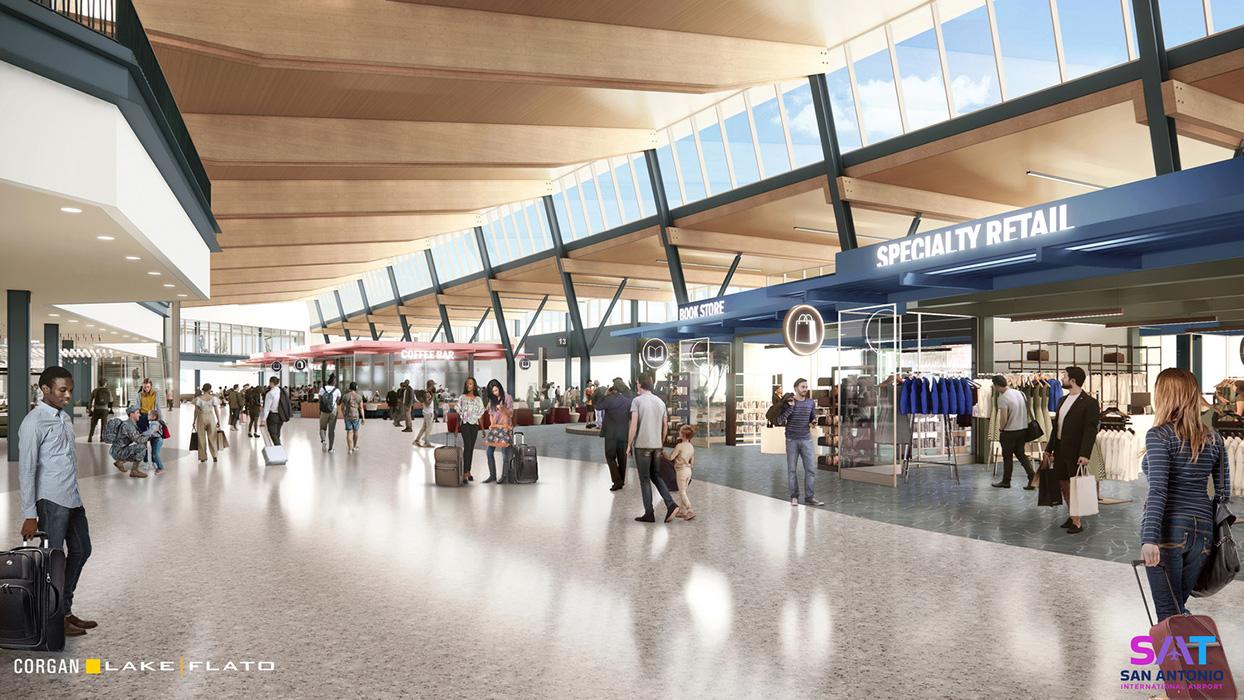 San Antonio International Airport (SAT) Terminal Redevelopment in San Antonio, Texas. 