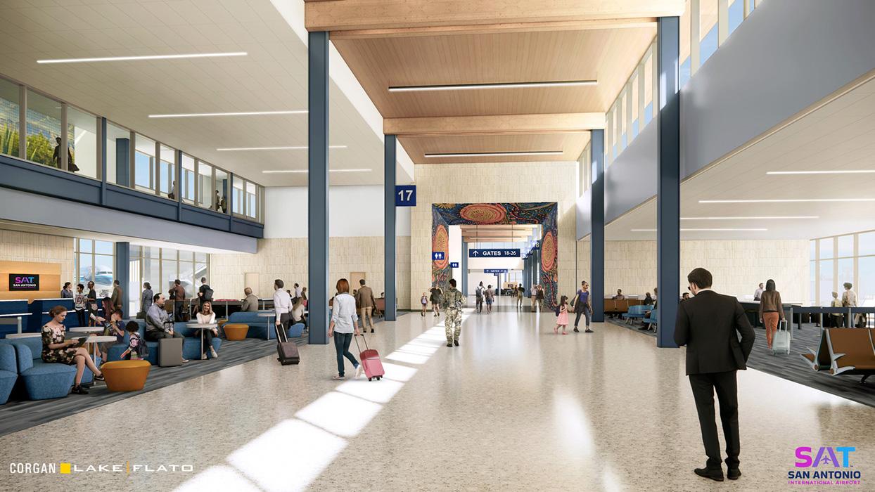 San Antonio International Airport (SAT) Terminal Redevelopment in San Antonio, Texas. 