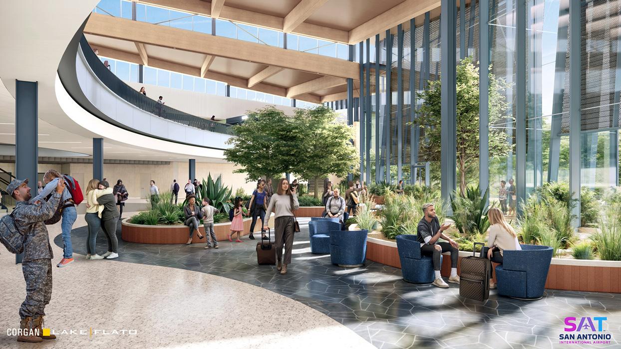 San Antonio International Airport (SAT) Terminal Redevelopment in San Antonio, Texas. 