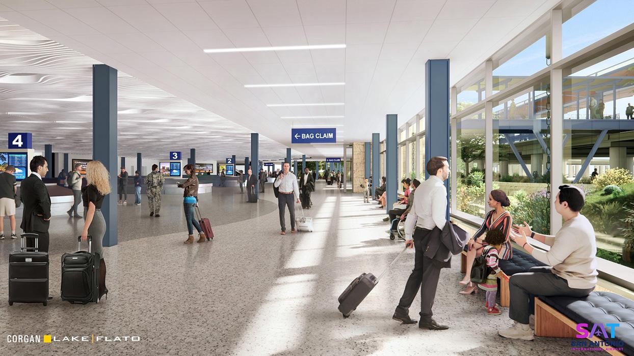 San Antonio International Airport (SAT) Terminal Redevelopment in San Antonio, Texas. 