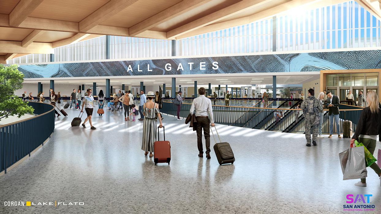 San Antonio International Airport (SAT) Terminal Redevelopment in San Antonio, Texas. 