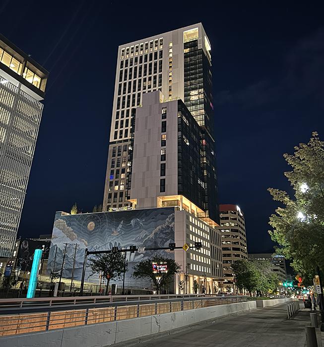 Astra Tower in Salt Lake City, Utah. 
