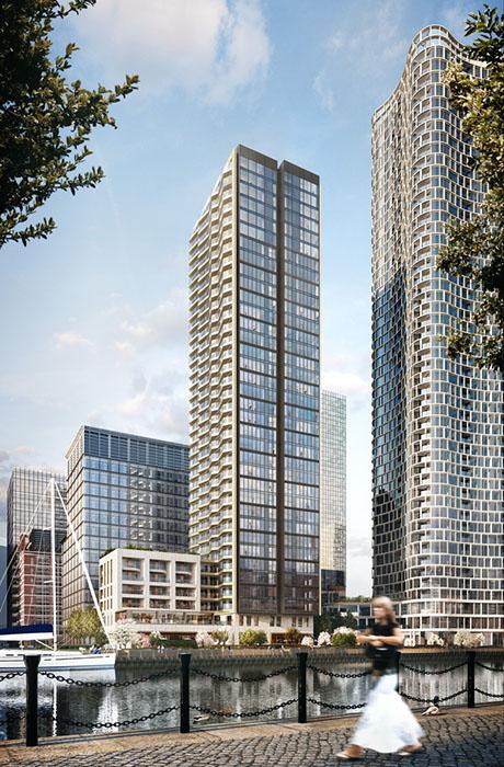 Wood Wharf Parcels E1 + E2 in London, United Kingdom. 