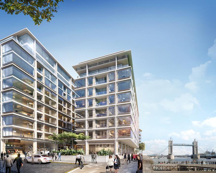 Sugar Quay in London, United Kingdom. 