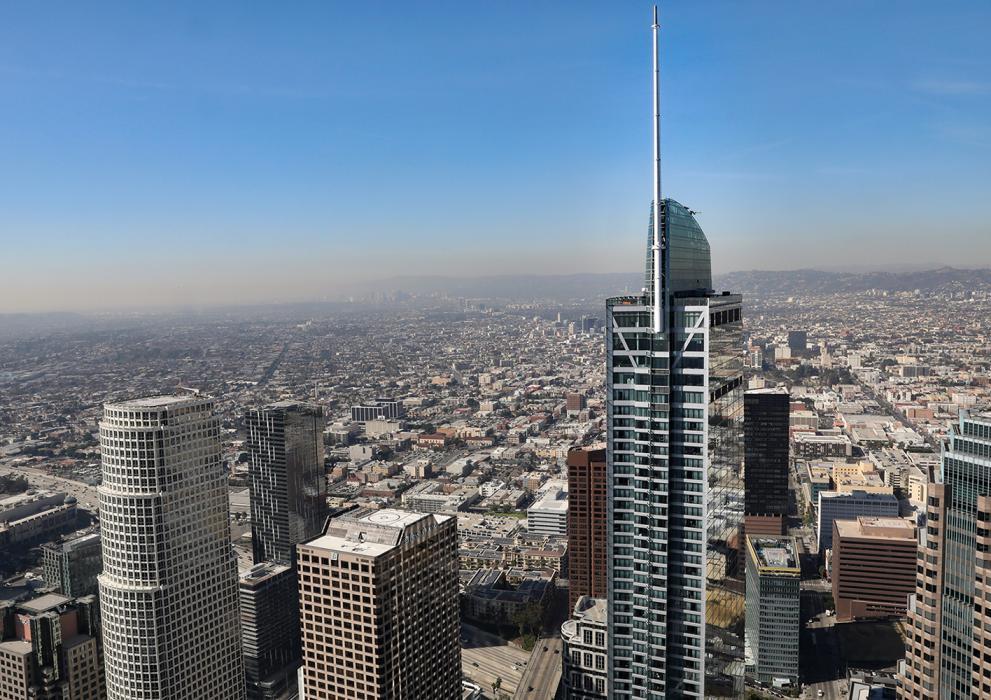 Wilshire Grand in Los Angeles.