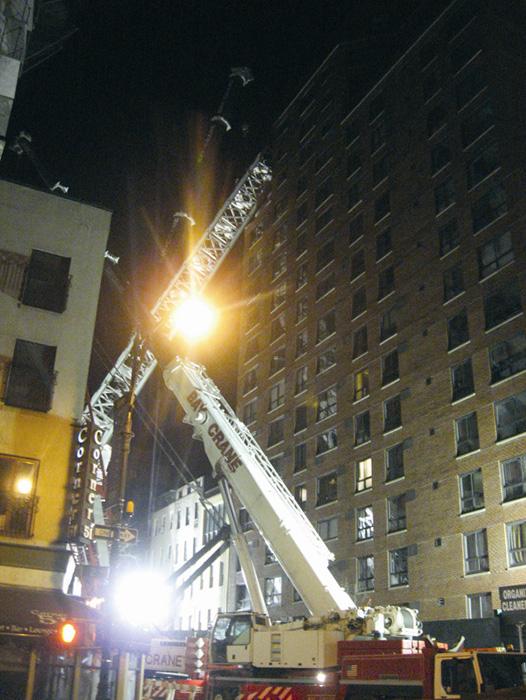 51st and 91st Street Crane Collapses in New York, New York.