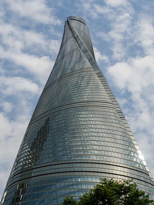 Shanghai Tower in Shanghai, China. 