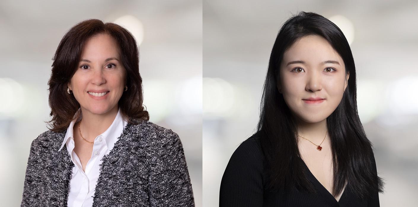Principal Elisa Paone (left) and Senior Project Director Barbara Gao (right)