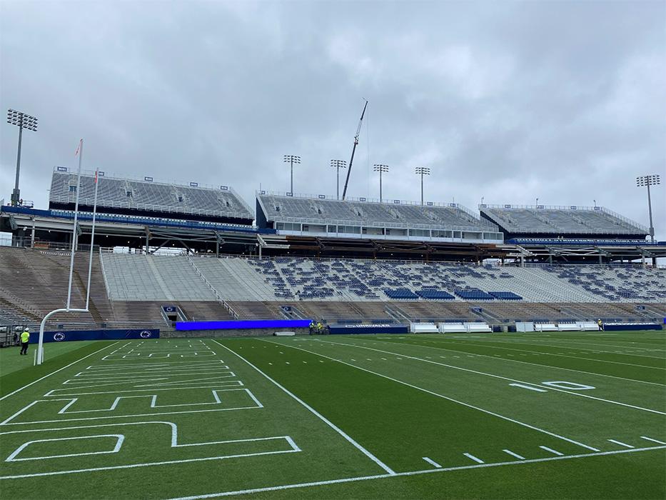 The Pennsylvania State University Beaver Stadium in University Park, Pennsylvania (after Phase 1).