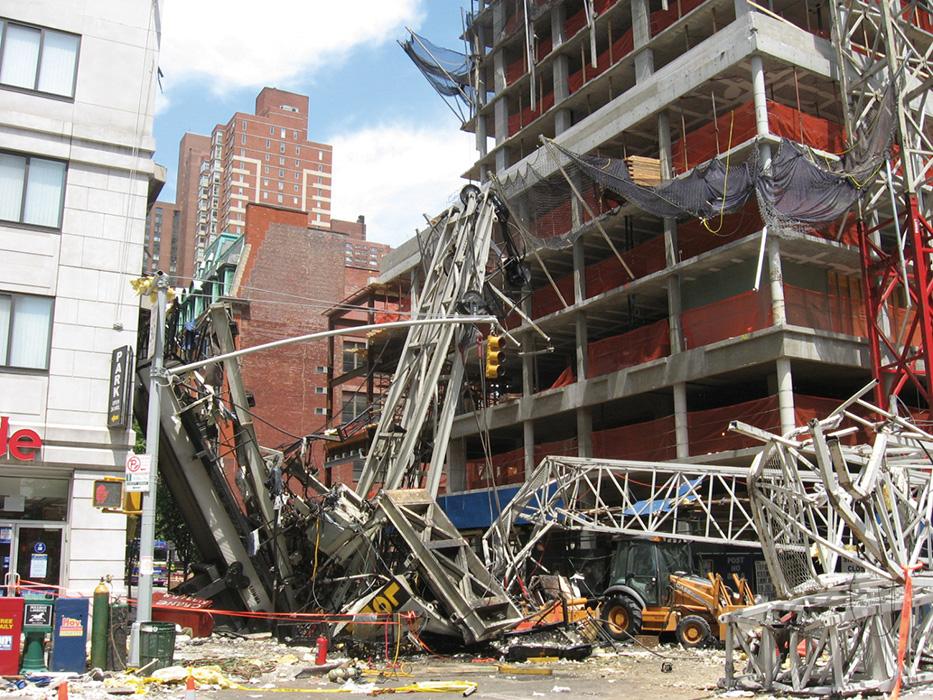 51st and 91st Street Crane Collapses in New York, New York.