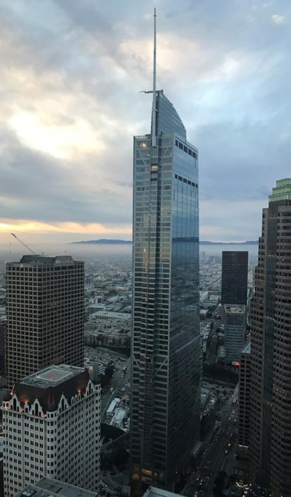 Wilshire Grand in Los Angeles, California.