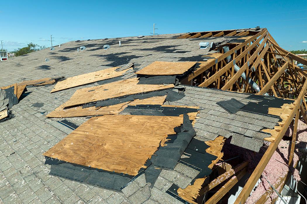 Damage in Florida from Hurricane Ian.