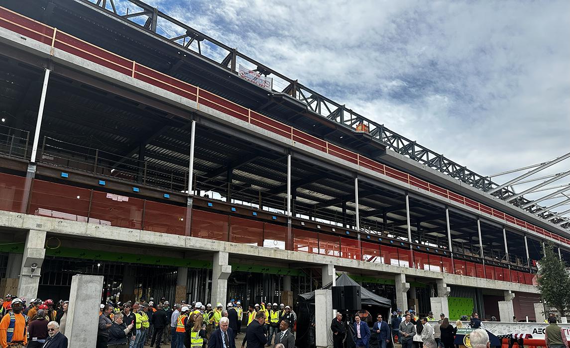 Belmont Racetrack Development in Elmont, New York.