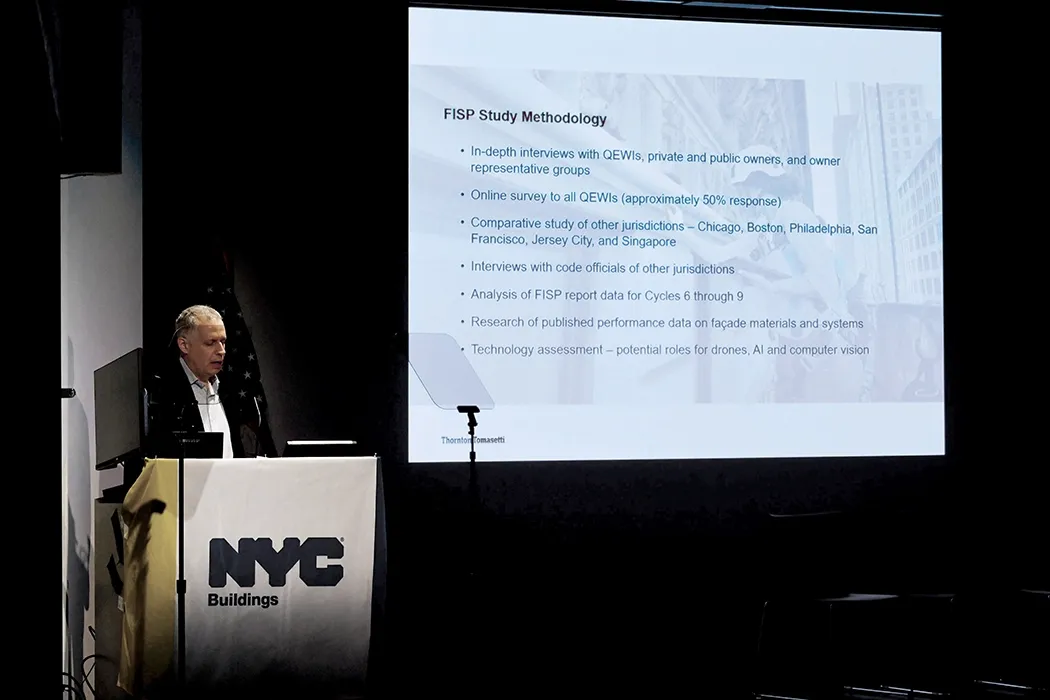 Thornton Tomasetti was selected in May 2024 to conduct a comprehensive review of FISP and suggest improvements.