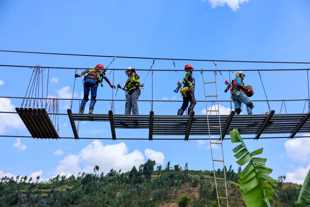 Thornton Tomasetti routinely partners with Bridges to Prosperity.