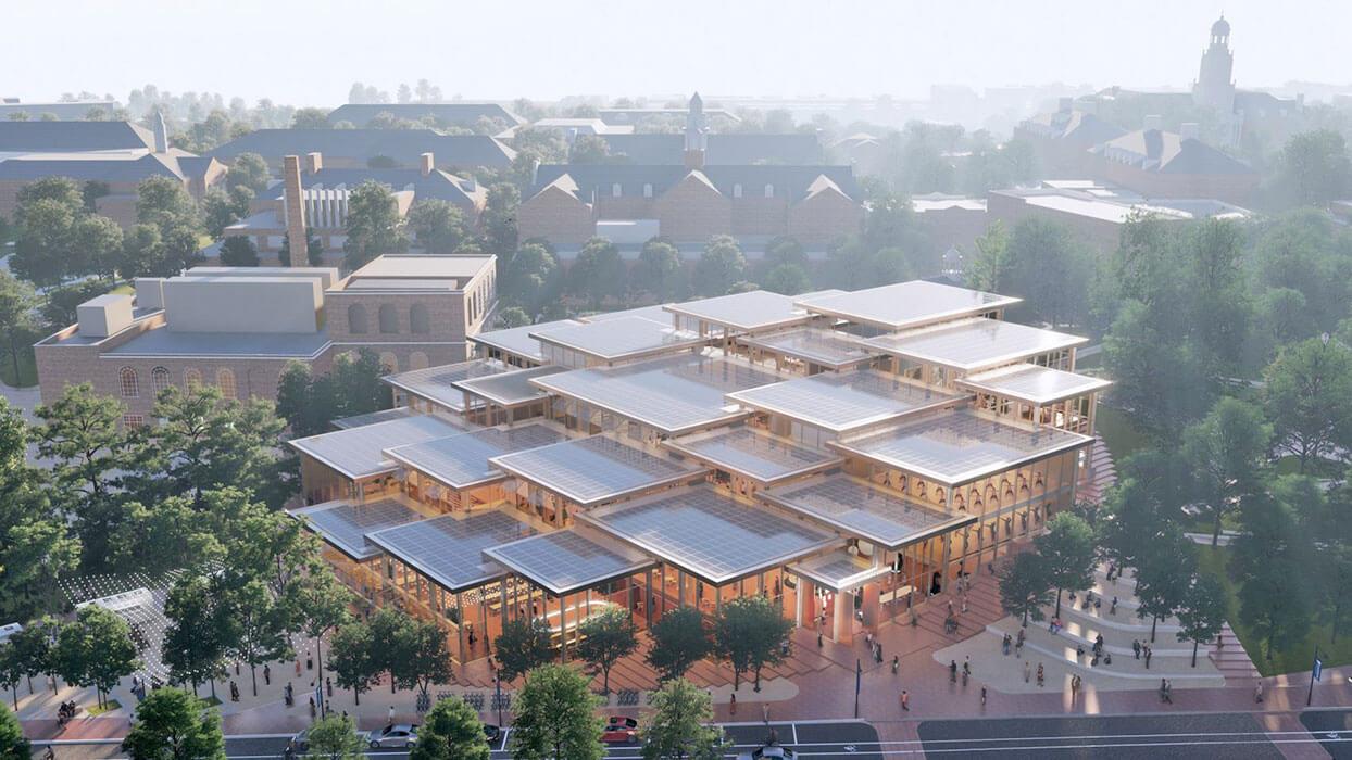 Sustainability consulting, including facilitating workshops, conceptual building analytics and LEED consulting, for a new 150,000-square-foot student center that accommodates varied programming, including dining and performing arts.