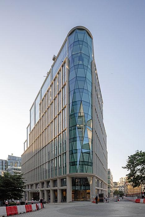 Steel for the project was largely produced via electric arc furnace (EAF), which generates roughly one-third the carbon emitted by traditional blast-furnace production