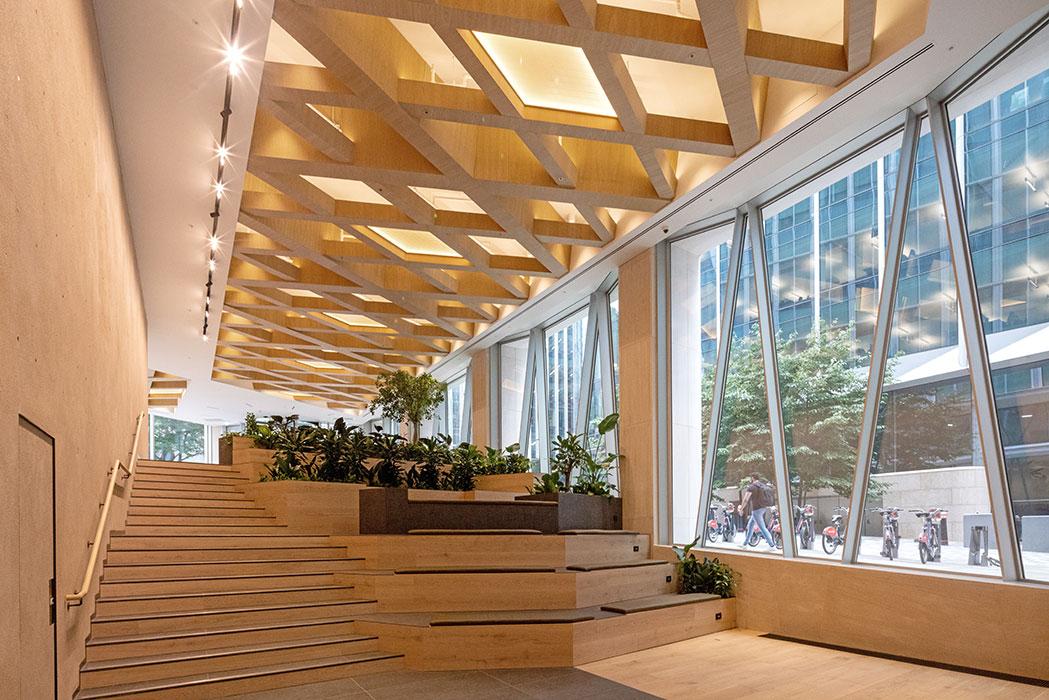 Thanks to lightweight materials and a smart structural strategy, Stonecutter doubles the floor area of its predecessor without adding weight.