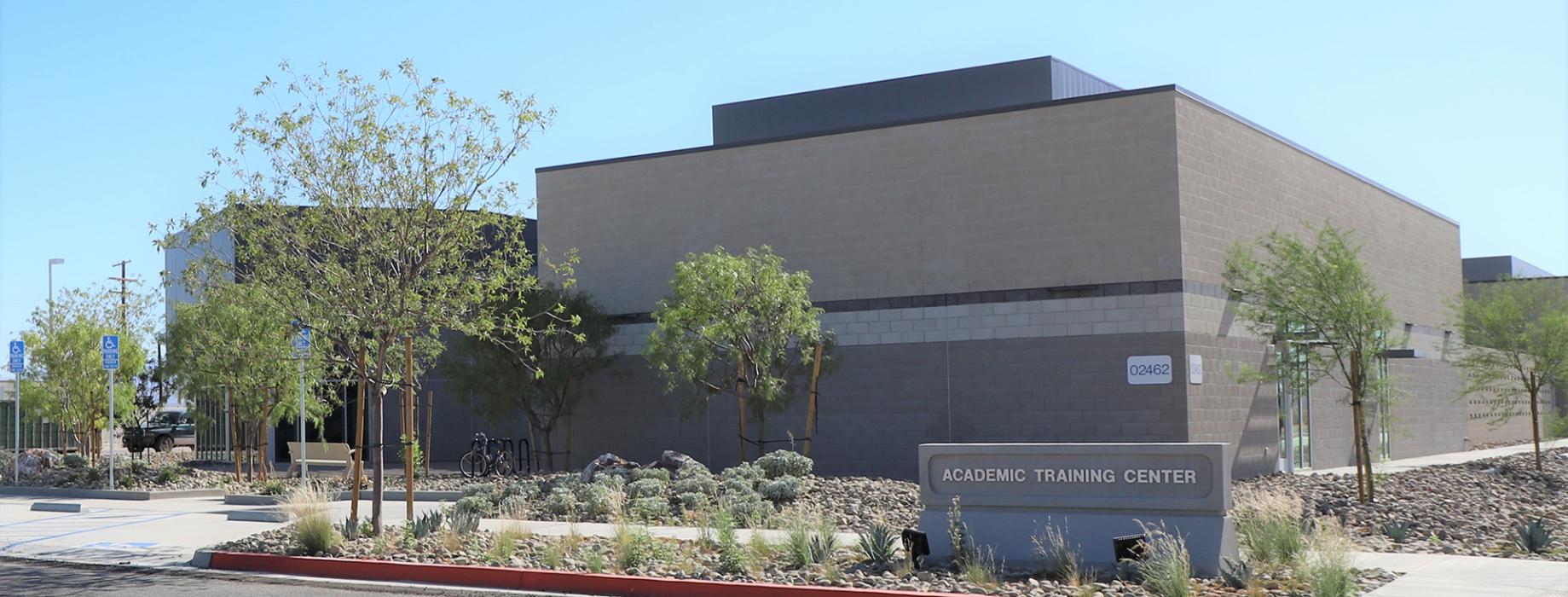 Academic Training Building at Naval Air Weapons Station China Lake in California.