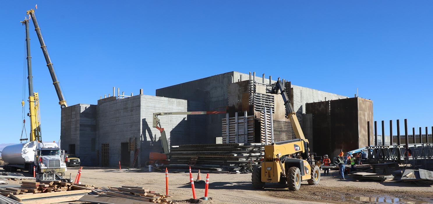 Michelson Laboratory Environmental Laboratory at Naval Air Weapons Station China Lake in California.