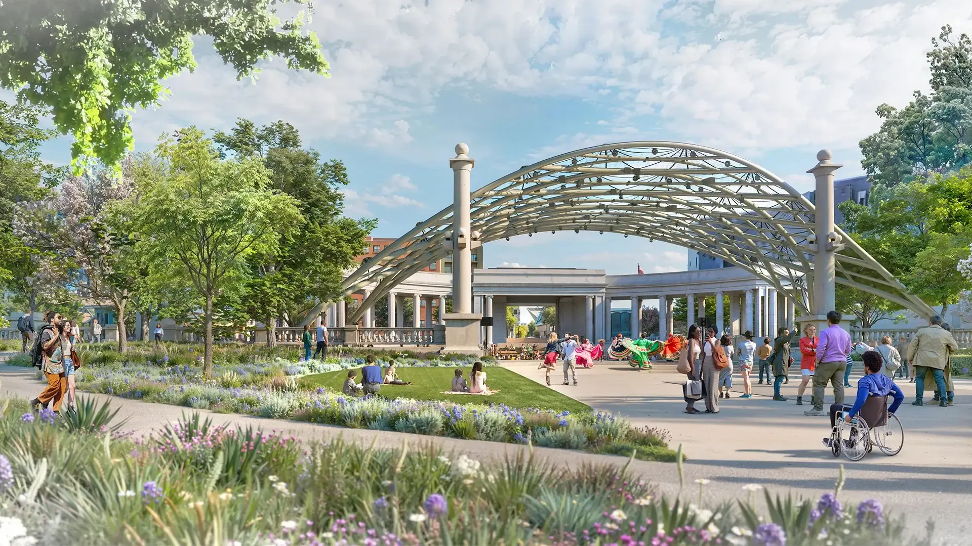 At Denver’s Civic Center Park, we are helping reimagine the historic Greek Theater to improve accessibility, expand flexibility, and add weather protection while preserving its landmark character.