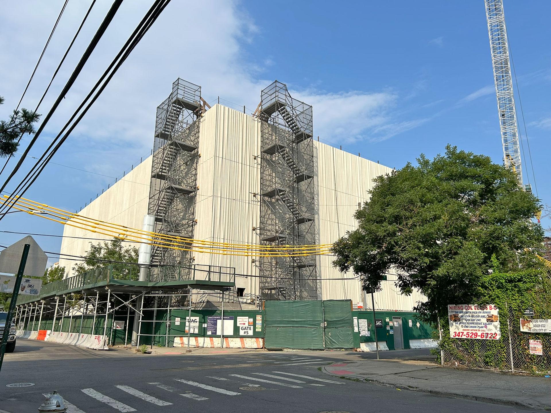 Building Enclosure Commissioning work at the Echelon Studios in Brooklyn.