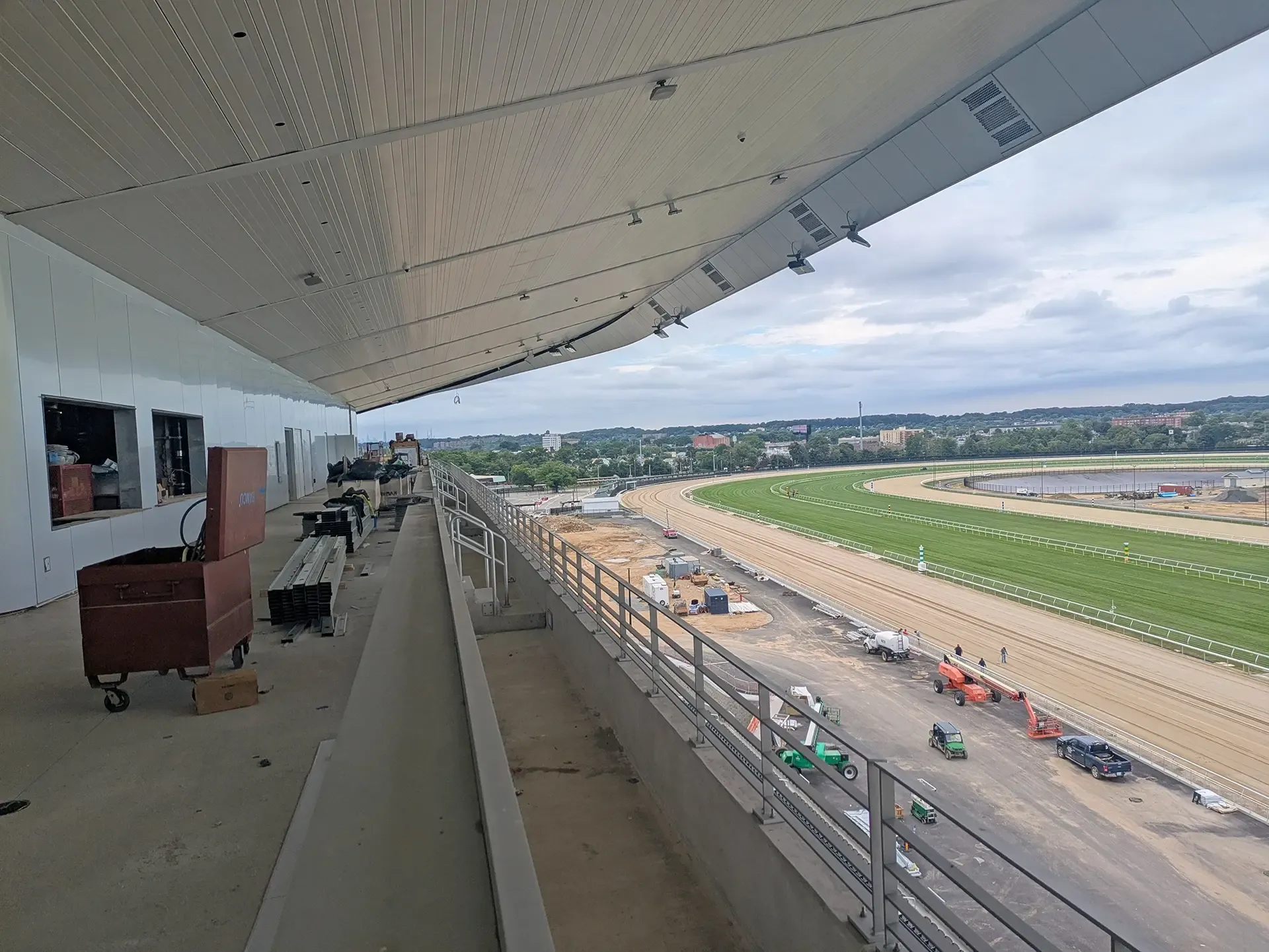As a landmark venue with a long history of U.S. horse racing, Belmont Park is being redesigned to incorporate 21st-century technology while preserving the traditions of the sport. 