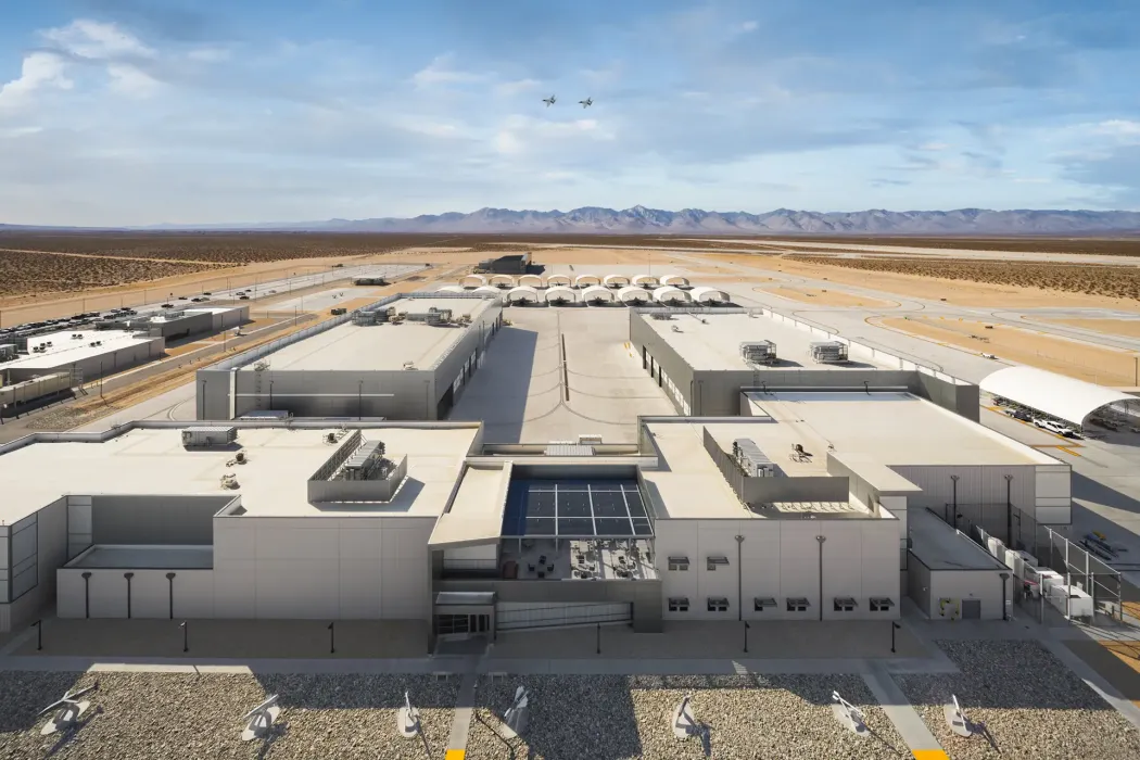 China Lake Naval Weapons Station, South Airfield, in California.