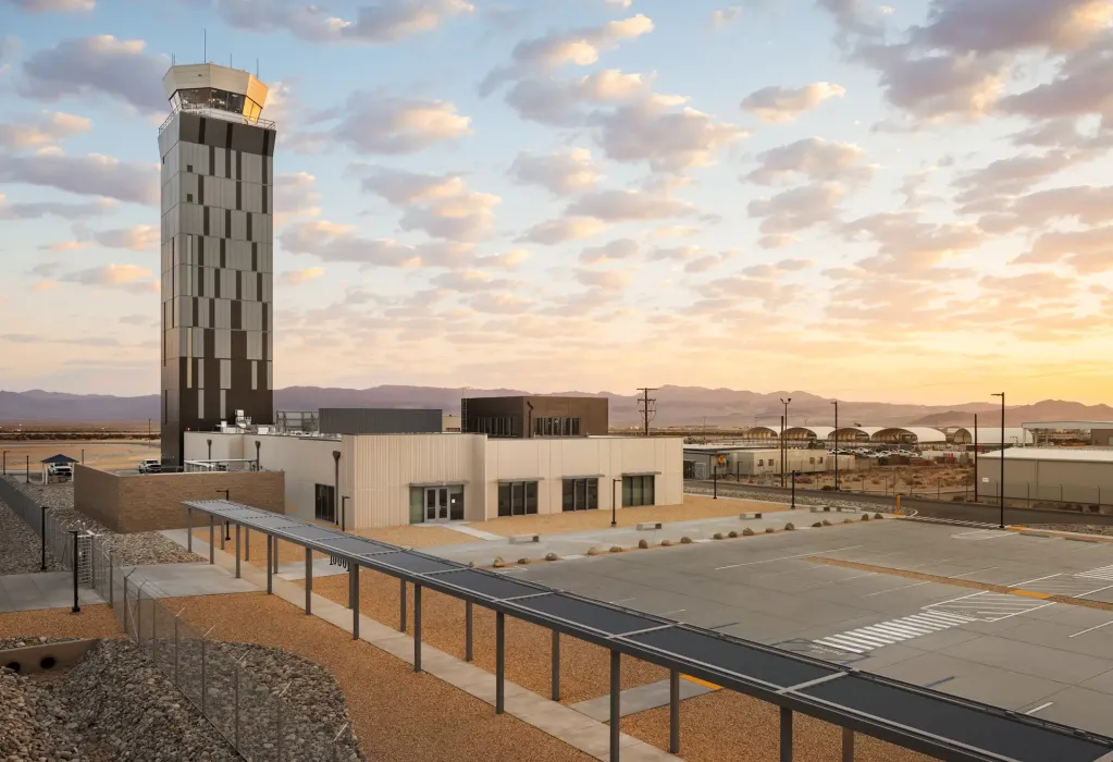 China Lake Naval Weapons Station, South Airfield, in California.