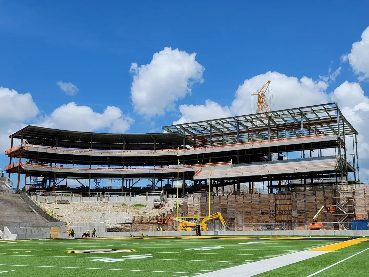 Our work included structural engineering, connection design, and Tekla modeling to support the stadium modernization.