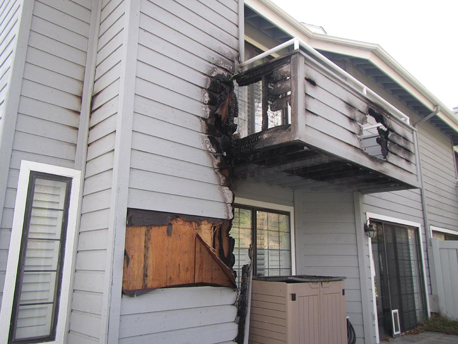Our investigation focused on identifying fire-related deterioration of concrete and masonry components and differentiating between thermal damage and damage from debris removal activities