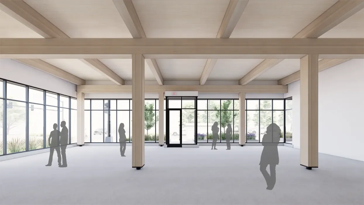 he mixed-use residential building, which occupies the former site of a long-vacant bank, promises to help reinvigorate the neighborhood socially and economically. 