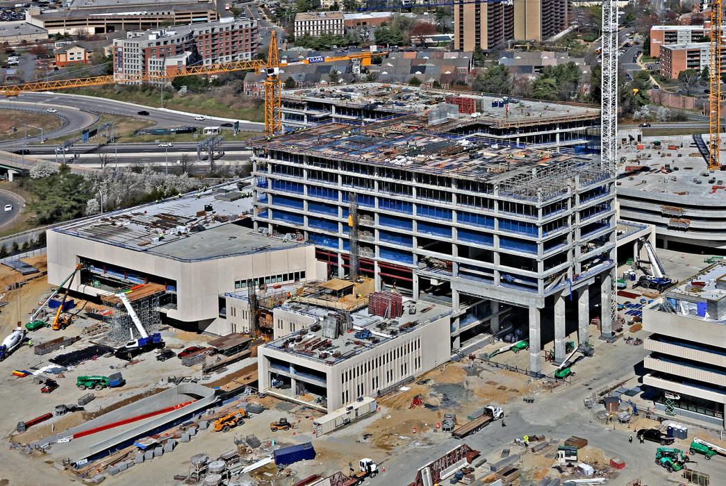 The hospital’s program encompasses everything you might expect from a modern medical facility, including private patient rooms, an emergency department, diagnostic imaging, and procedural spaces.