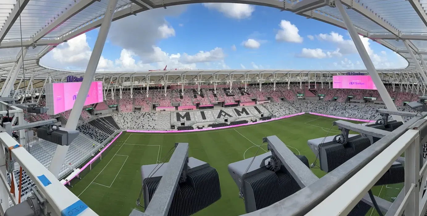 he 26,700-seat stadium is the centerpiece of a community-focused development that will also include the largest park in the city, a hotel, offices, entertainment, restaurants, and retail.