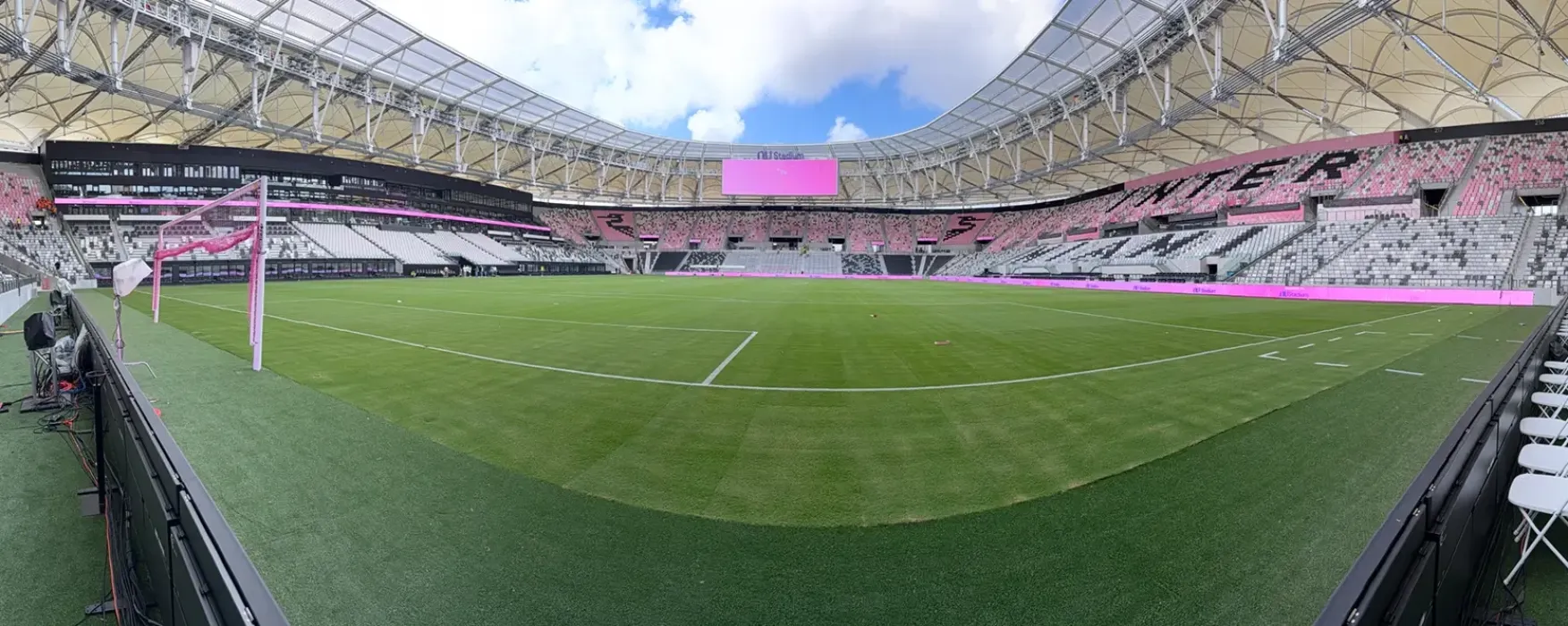 Nu Stadium, which opened in 2026, is the permanent home for the MLS expansion team Inter Miami CF. 