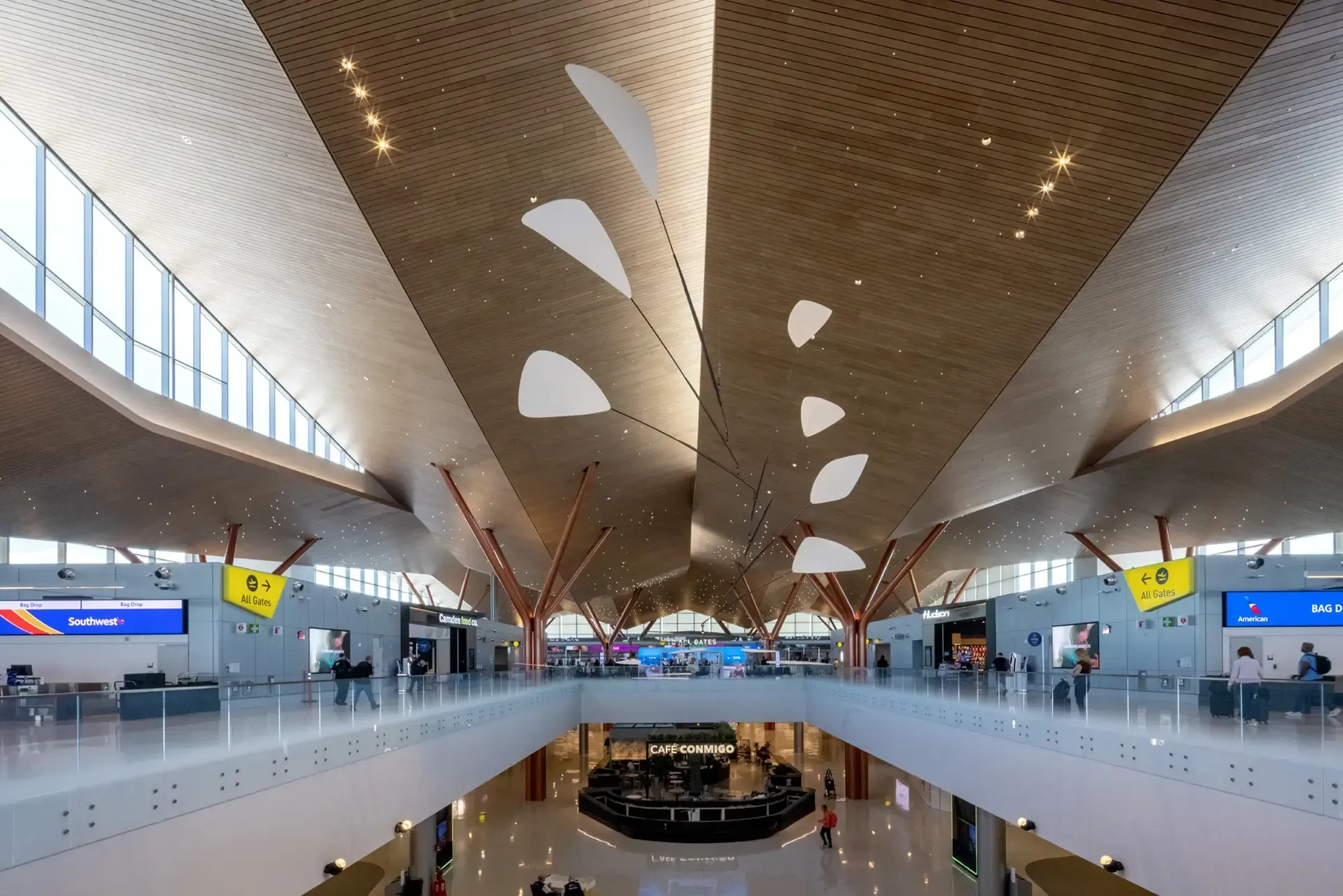 USA Today highlights the recognition and the airport's recently completed terminal modernization, which consolidated landside and airside operations into a connected facility designed to improve the passenger experience.