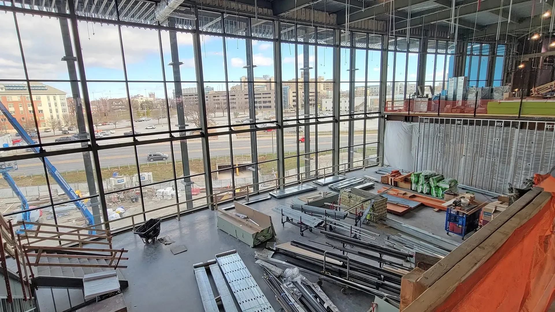 Additional work includes converting the existing South Club space into a recruiting suite and providing structural review for LED upgrades to all field lighting.