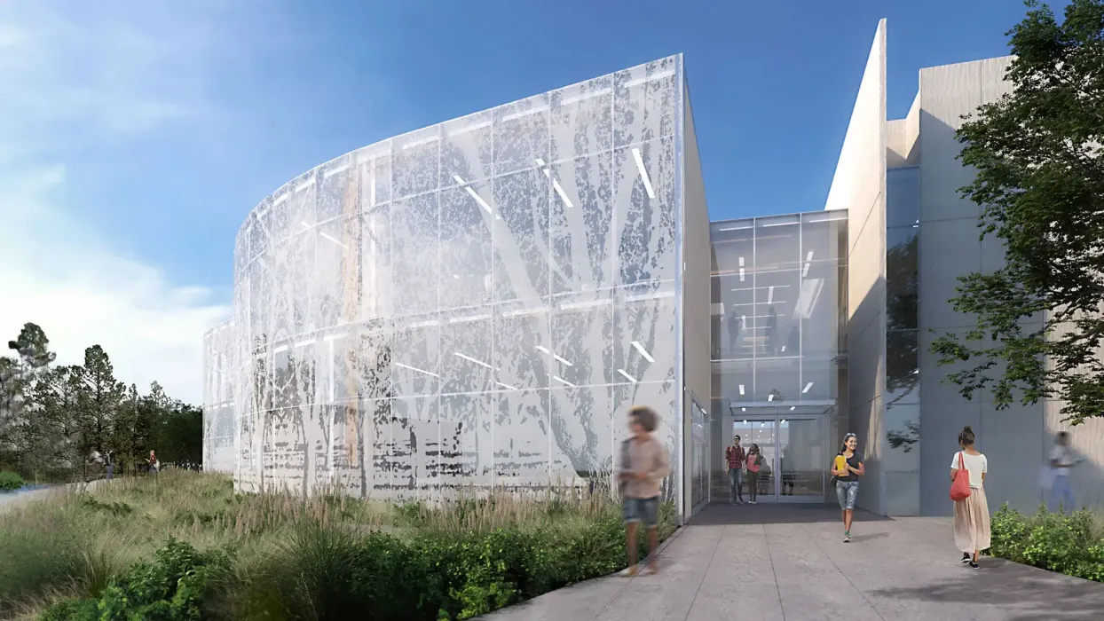 The 40,000-square-foot building, with classrooms, research spaces, labs, and areas devoted to student career guidance, will be a hub for developing new technologies to make the agriculture industry more efficient and resilient.