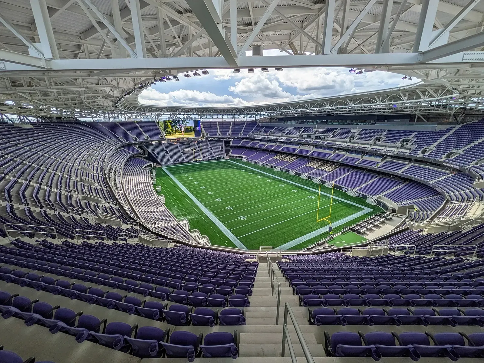 Outdoor plazas and green spaces will anchor the stadium within its context, providing space for tailgating and proving a community asset by hosting festivals and other programming.