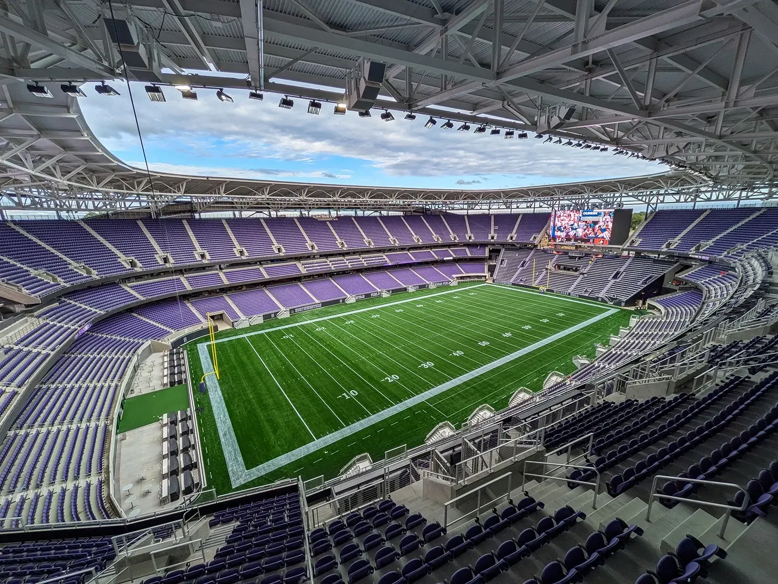 Seating capacity was reduced for a more intimate experience to 35,000, which will bring fans closer to the field with improved sightlines while decreasing traffic in the area.