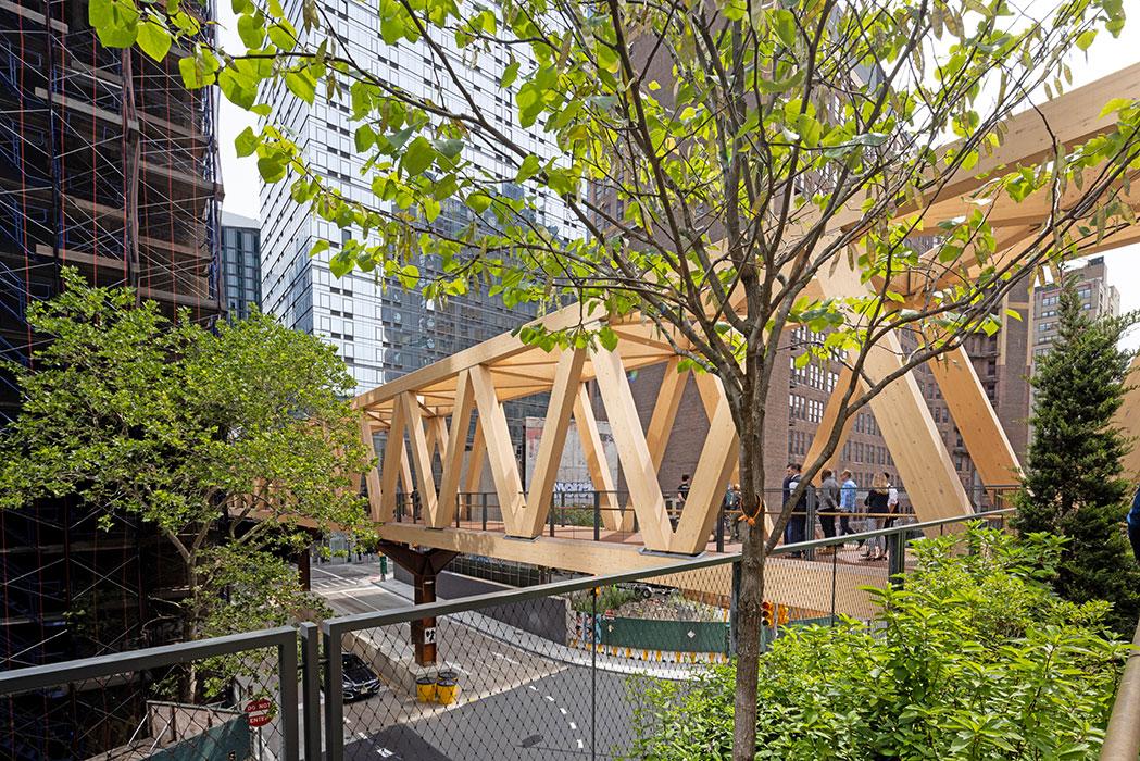 The Highline Moynihan Connector ribbon cutting ceremony on June 21, 2023.