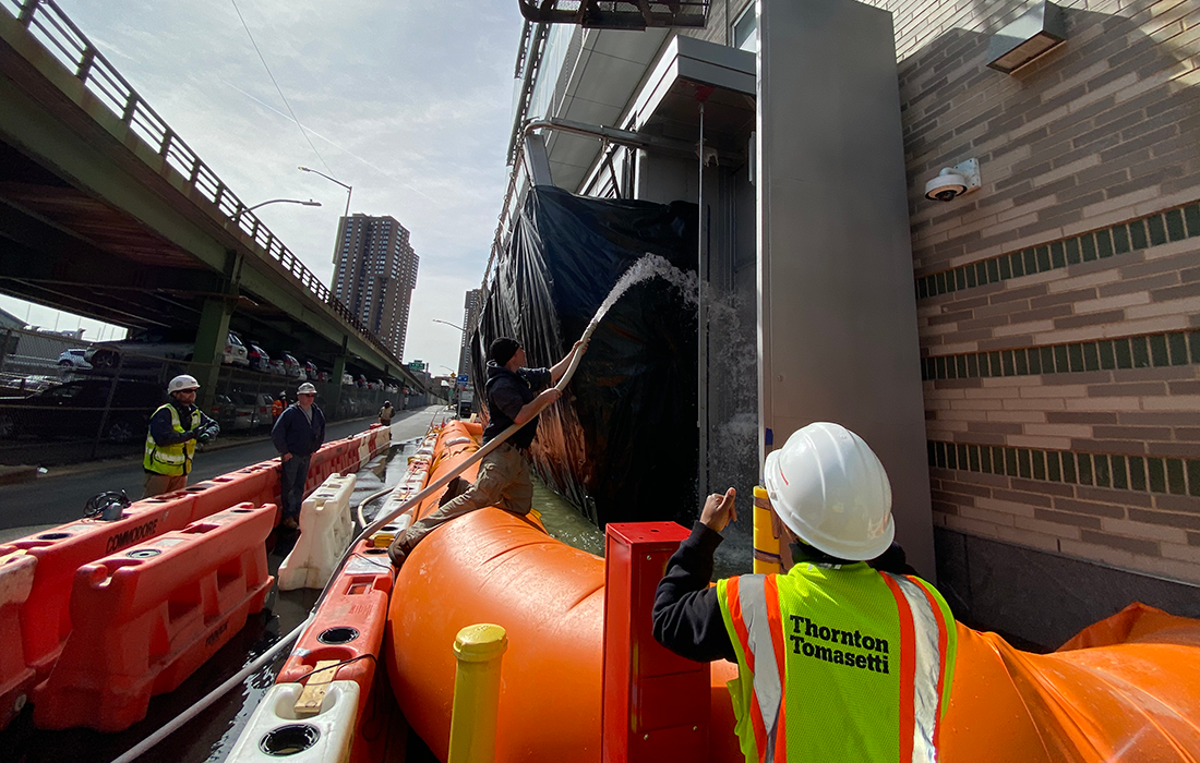 Flood mitigation services for Smilow Research Center in New York.