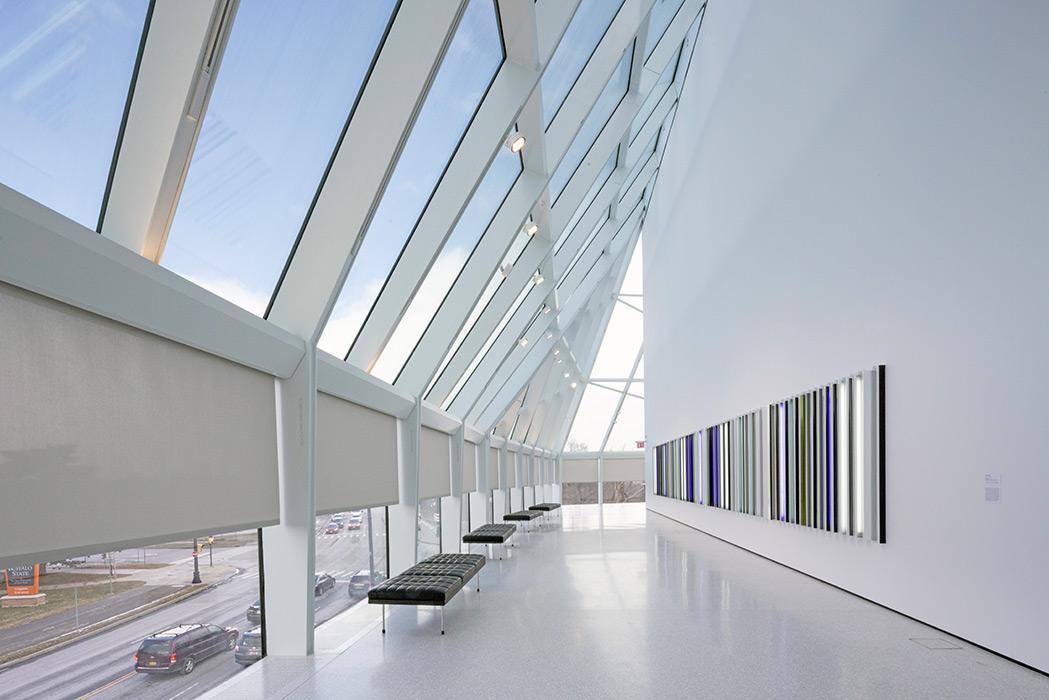 Façade engineering scope for the Buffalo AKG Art Museum in New York.