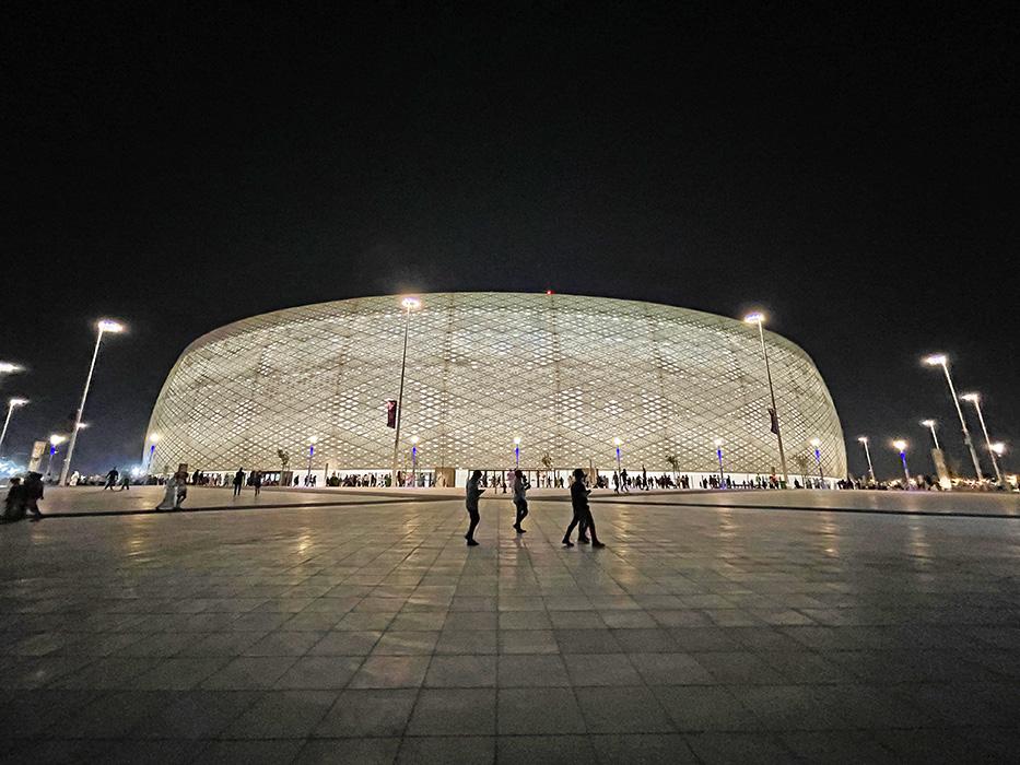 Al Thumama Stadium in Doha, Qatar.