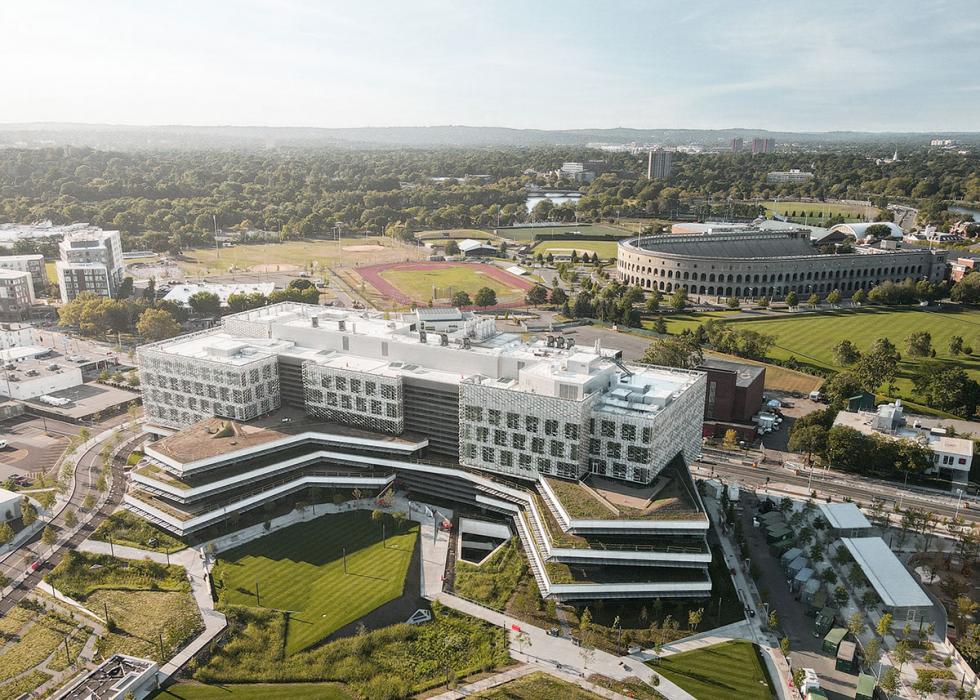 Science and Engineering Complex at Harvard University in Allston, Massachusetts.