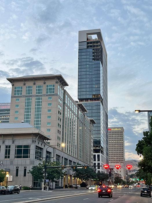 Astra Tower in Salt Lake City, Utah.